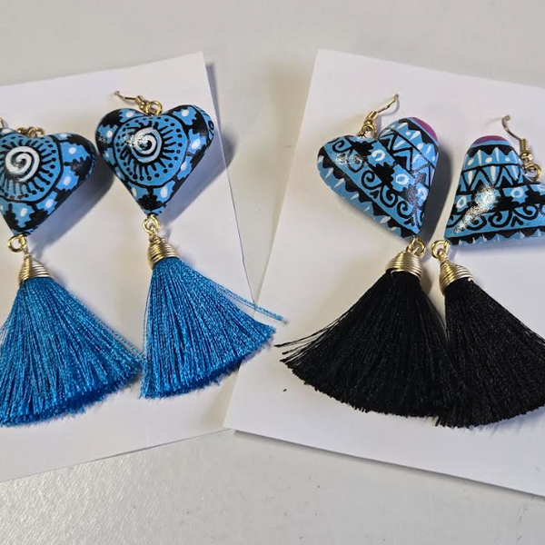 Alebrije Heart Earrings