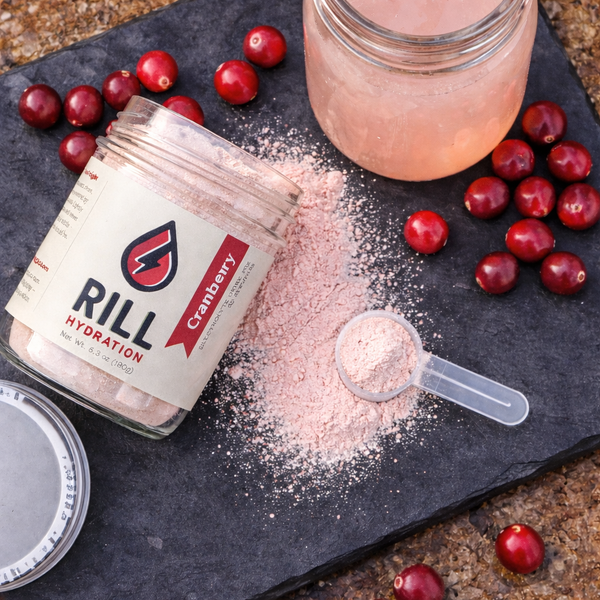 Cranberry Rill - Clean Hydration Drink Mix, 30 Serving Bulk Jar