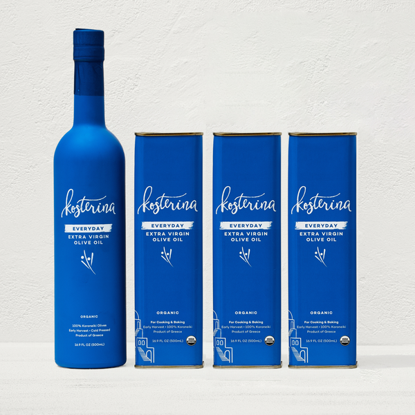 Everyday EVOO Bottle & Tin Trio