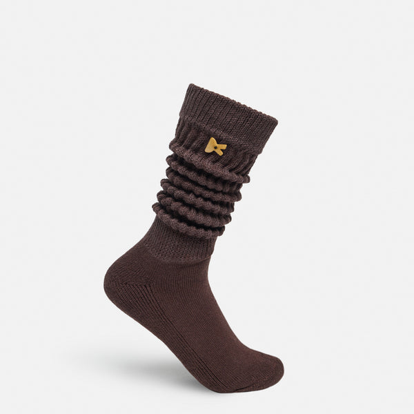 Japanese Cotton Socks, Umber