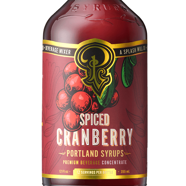 Spiced Cranberry Syrup 12oz Case of 6