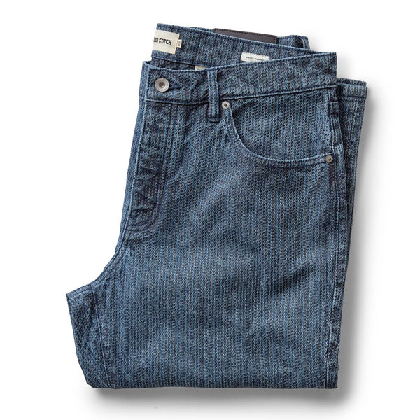 The Democratic Jean in Japanese Washed Indigo Sashiko