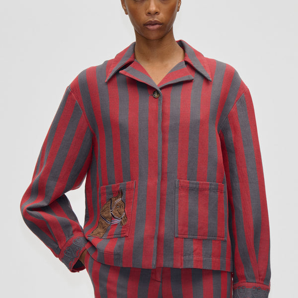 Workwear Tab Jacket - Rider's Stripe