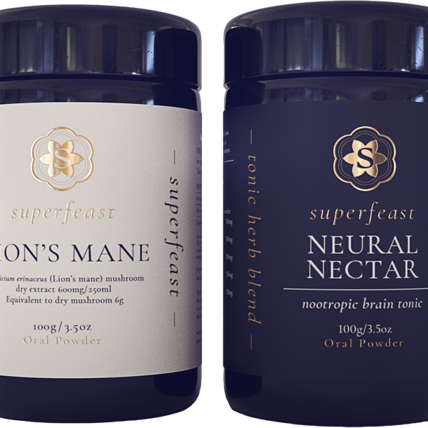 Brain Gains Pack - Lions Mane & Neural Nectar