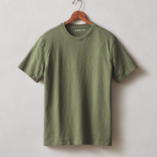 Men's Premium Slub Crew Tee - Fern