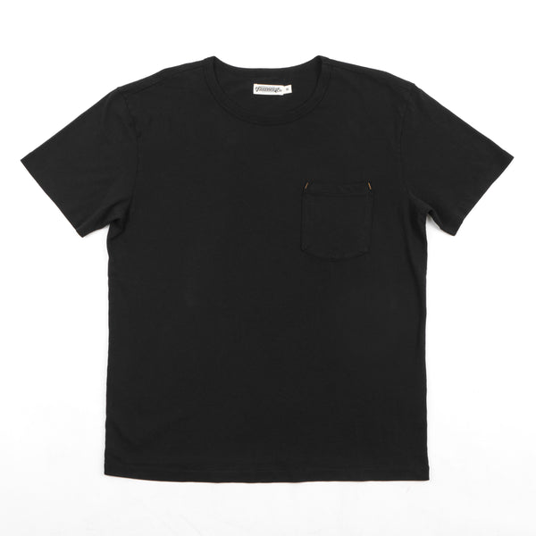 9 Ounce Pocket T-Shirt <span> Black </span>