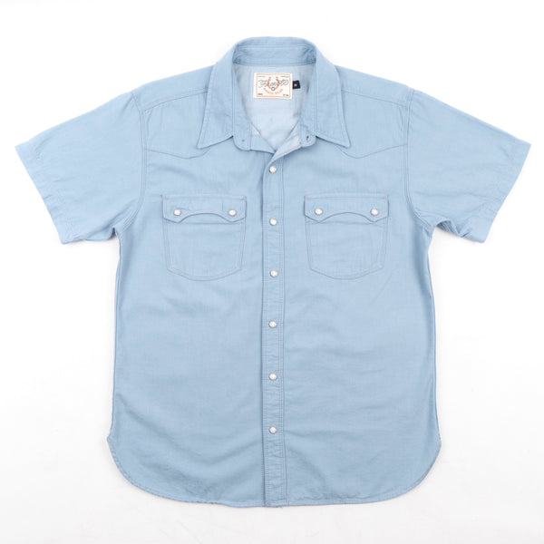 Modern Western S/S Clear Blue Chambray