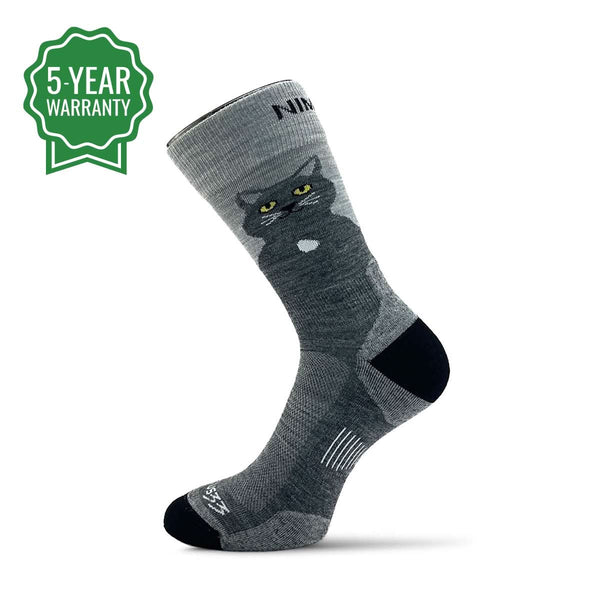 Nimbus Cat Merino Wool Socks - Micro Cushion Boot