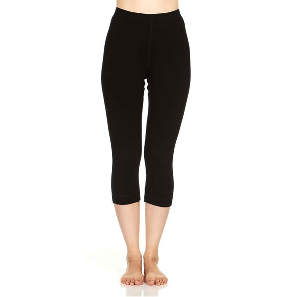 Women's Merino Wool 3/4 Ski Bottoms - Midweight Clearance