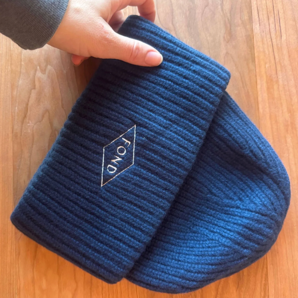 FOND Classic Ribbed Wool Beanie