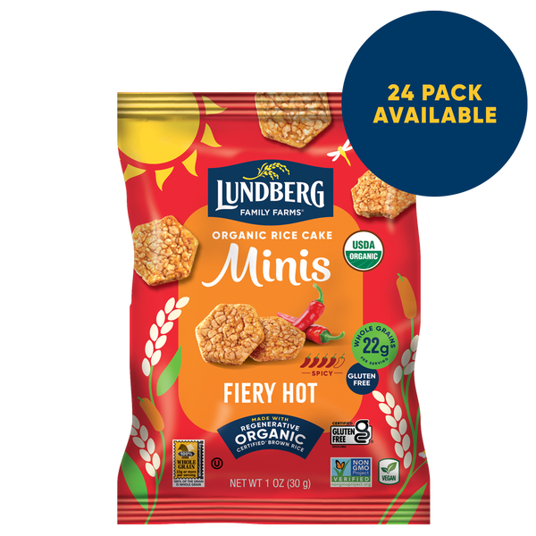 Organic Fiery Hot Rice Cake Minis, Single-Serve