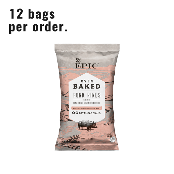 Pink Himalayan Sea Salt Baked Rinds (Box of 12)