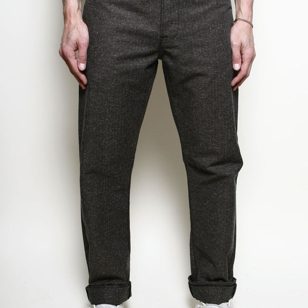 Relaxed Strider // Brown Neppy Herringbone