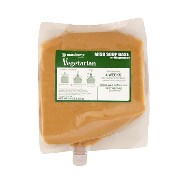 Vegetarian Soup Dispenser Miso Base 6.6 LBS 1 case