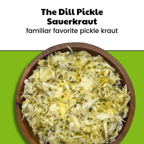 Dill Pickle Fermented  Sauerkraut