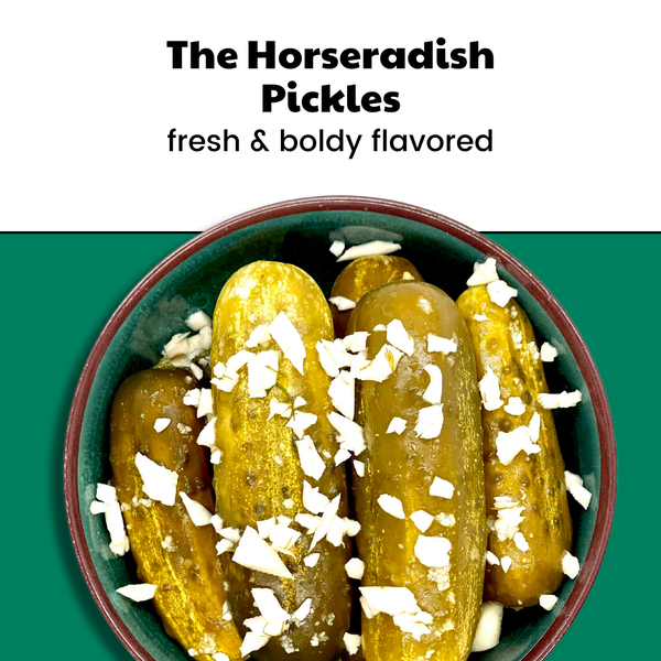 Horseradish Fermented Pickles